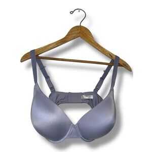 Btemptd Wacoal 36DDD T Shirt Bra Satin Purple Solid Underwire Lightly Lined